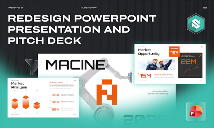 design powerpoint template for business pitchdeck