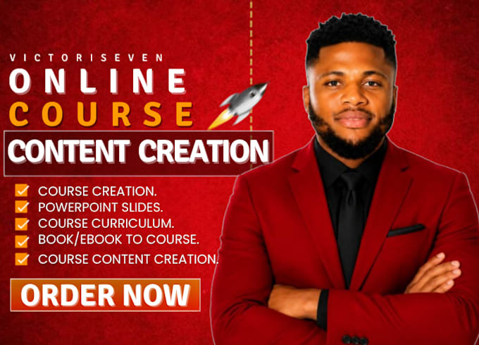 create online course content and curriculum