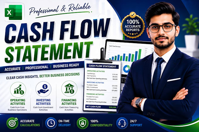 prepare balance sheet, income statement and cash flow statement