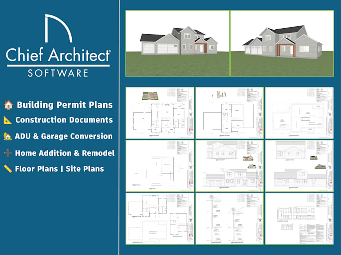 chief architect building permit plans and construction documents
