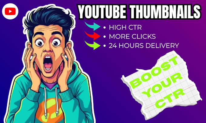 design viral youtube thumbnails with high click through rate