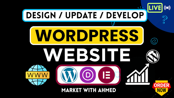 create a clean and responsive wordpress website