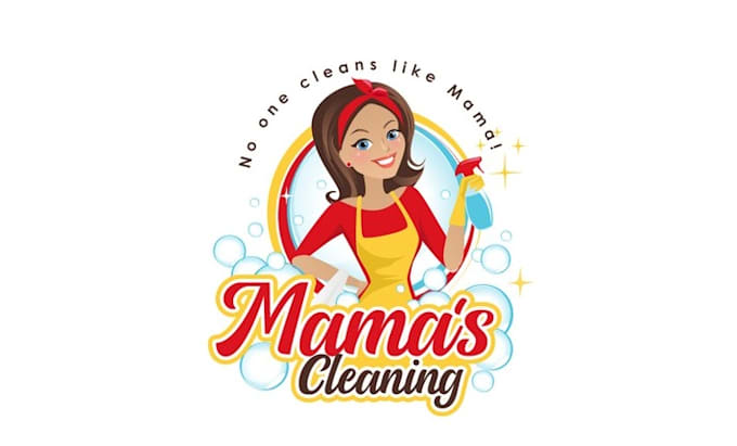 design cleaning fresh wash theme logo