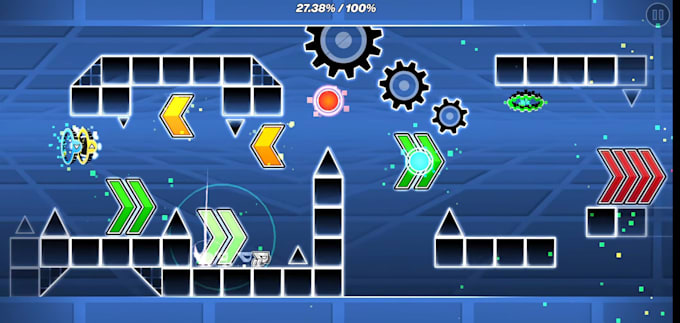build a geometry dash layout for you