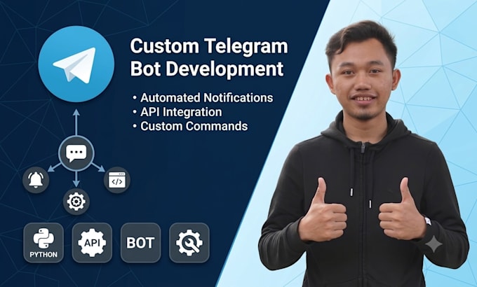 build a custom telegram bot for automation and notifications