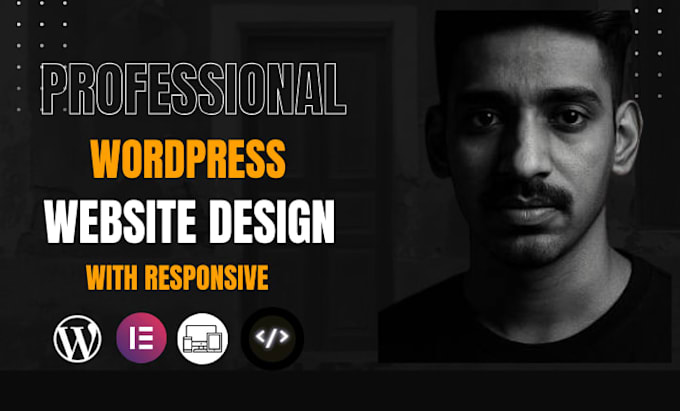 create a responsive wordpress website design with elementor