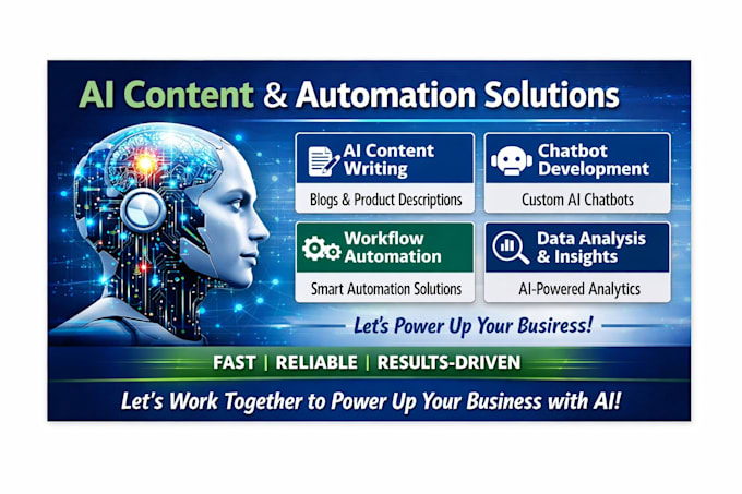 create ai powered content, chatbots and automation