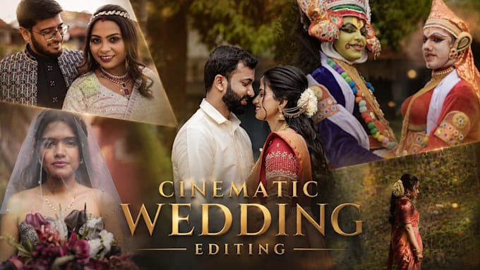 edit cinematic wedding reels and teaser videos