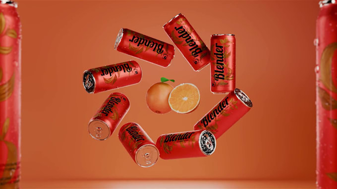 create 3d soda can animation beverage commercials and cgi ads