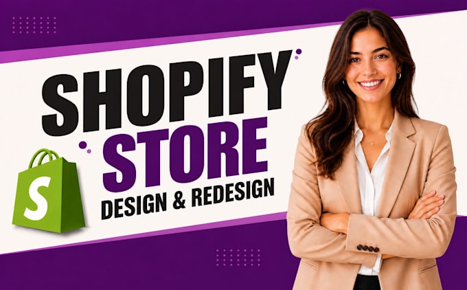 design a professional high converting shopify store