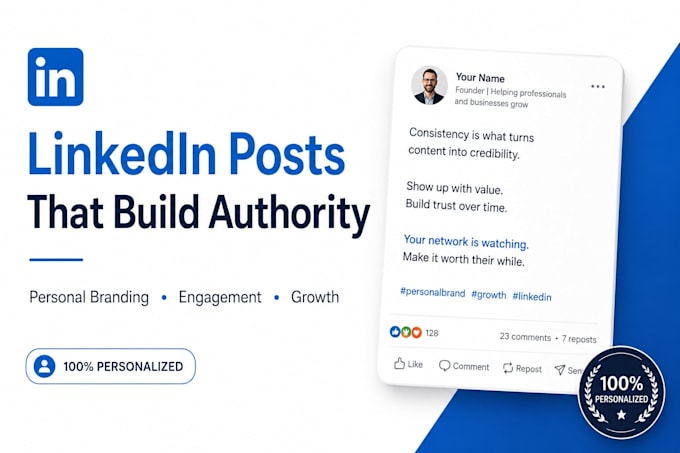 be your professional linkedin content creator