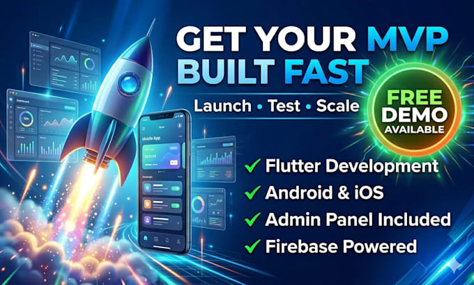 build a mobile app mvp with admin web dashboard
