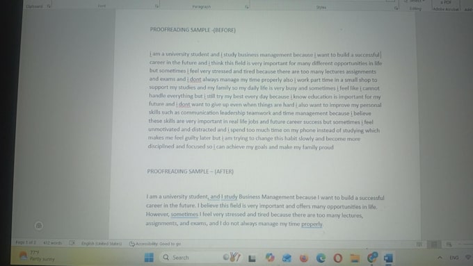 help with english translation and grammar correction
