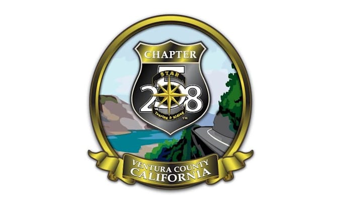 design professional county star chapter logo