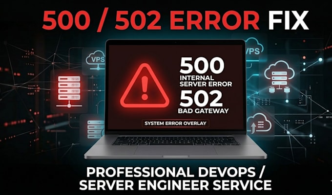 fix website down, 500 error, nginx, docker and vps server issues urgently