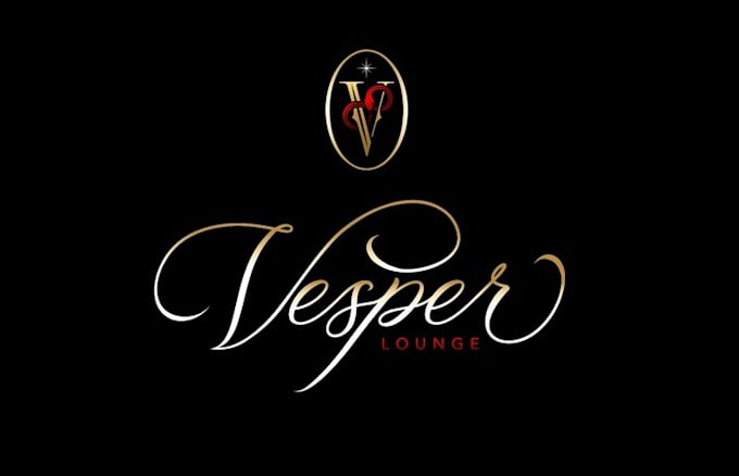 design unique vesper lounge logo