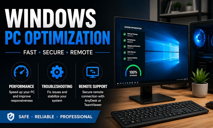 clean, optimize and troubleshoot your windows PC remotely