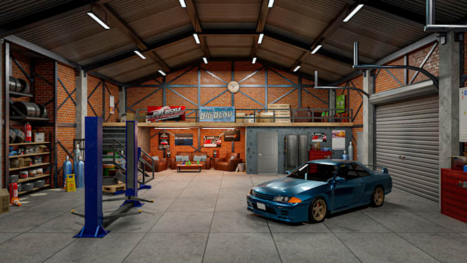 create realistic assets and props game ready