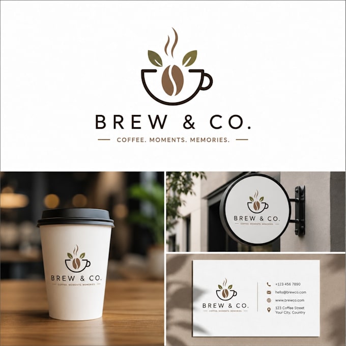 design modern minimalist logo in canva