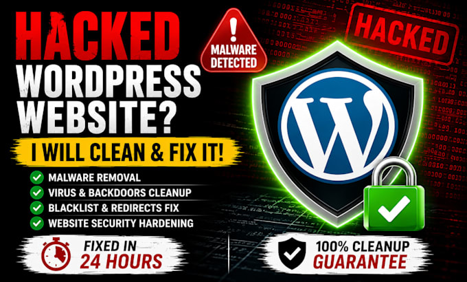 fix hacked wordpress website and remove malware