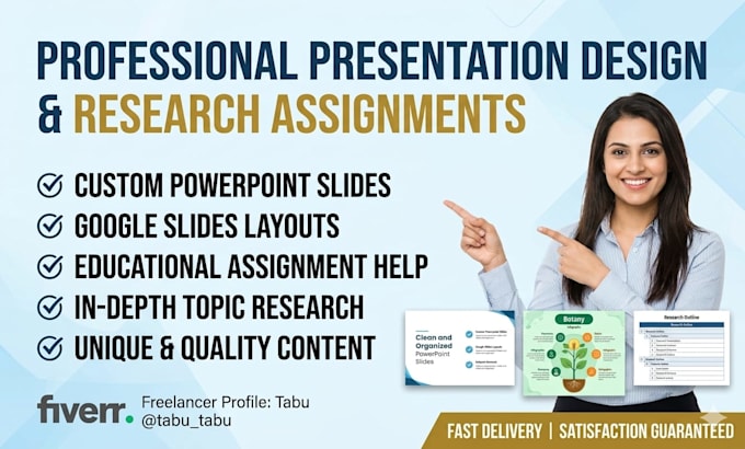 design professional scientific and research and PPT