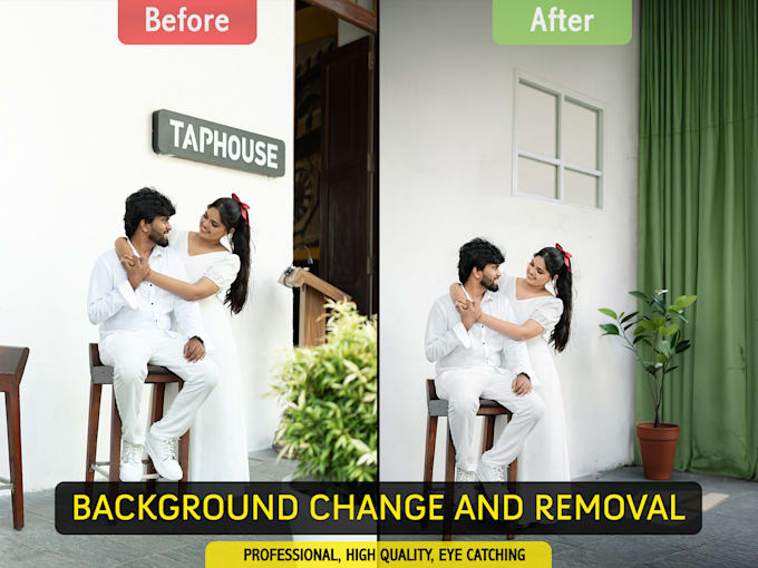 remove people, objects, change background, clothes and retouch