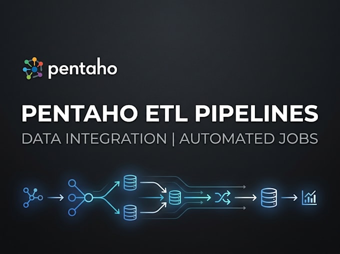 develop robust etl data pipelines using pentaho data integration
