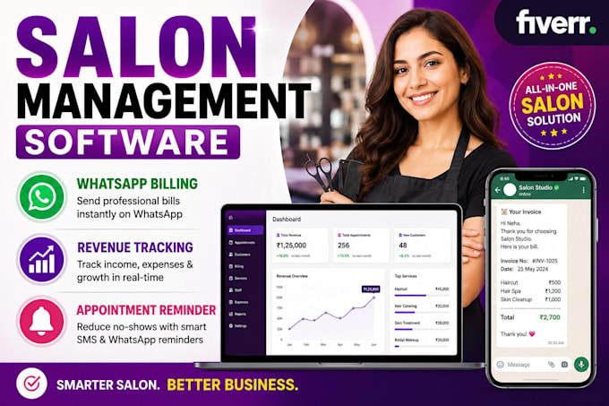 develop a custom salon management software