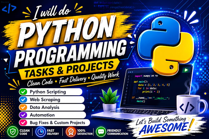 develop python scripts, automation, web scraping and API integration