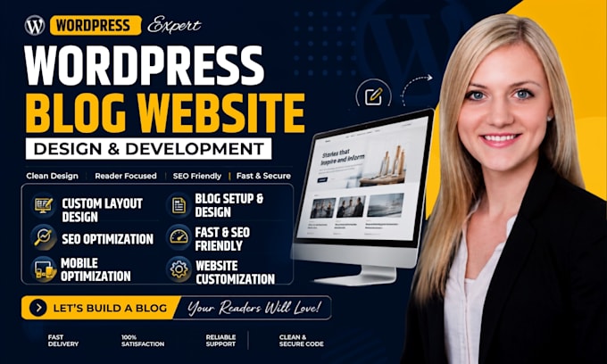 design wordpress blog website, wordpress website design, wordpress website