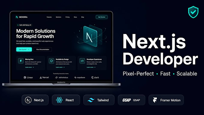 build a pixel perfect nextjs website, landing page, or full stack application