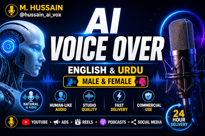 generate professional ai voice over in any language