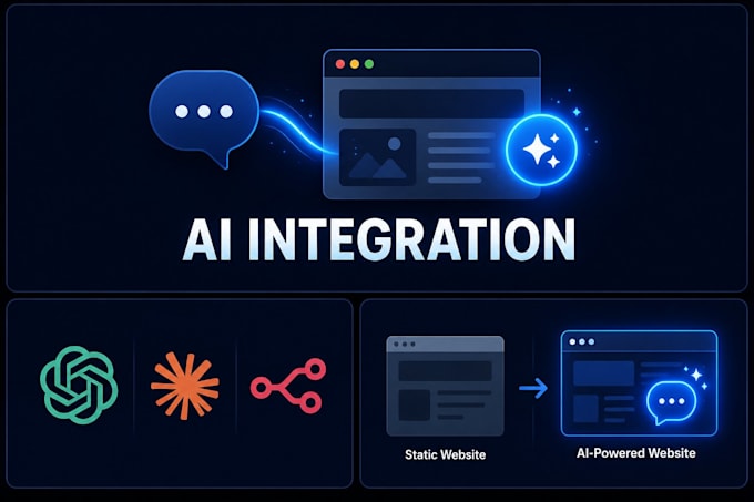 integrate ai chatbot and ai features into your website