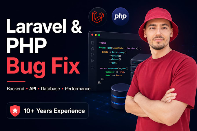 fix laravel, PHP issues and backend apis