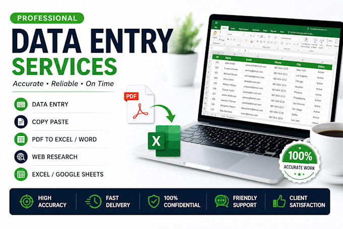 do accurate data entry