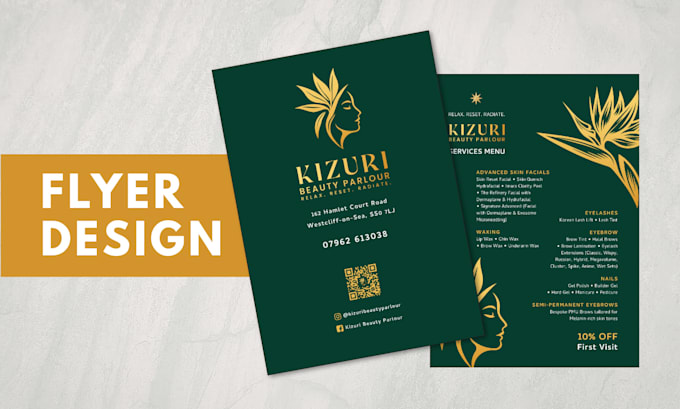 create professional business or event flyers
