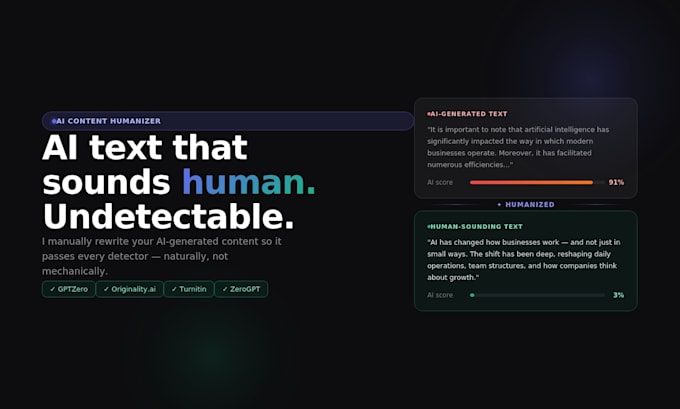 humanize content made by ai