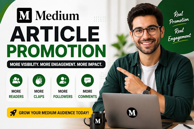 promote your medium article for more readers and engagement