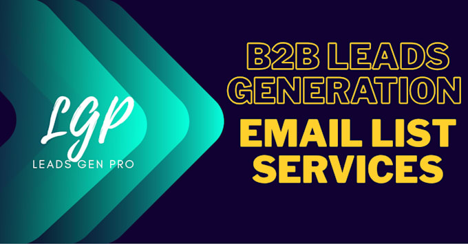 build verified b2b lead generation email lists