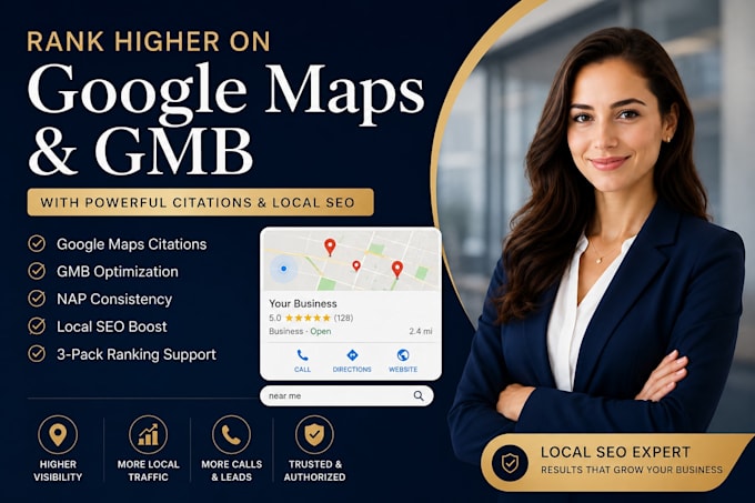 build google maps citations for gmb ranking and local SEO