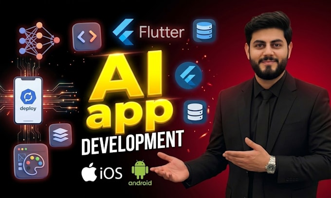 develop ai mobile app using flutter for ios and android
