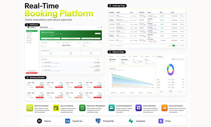 build a real time booking platform with online payments