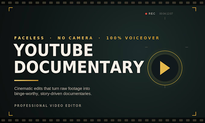 create professional faceless youtube documentary videos
