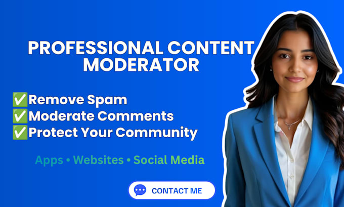 do content moderation for apps, websites and social media