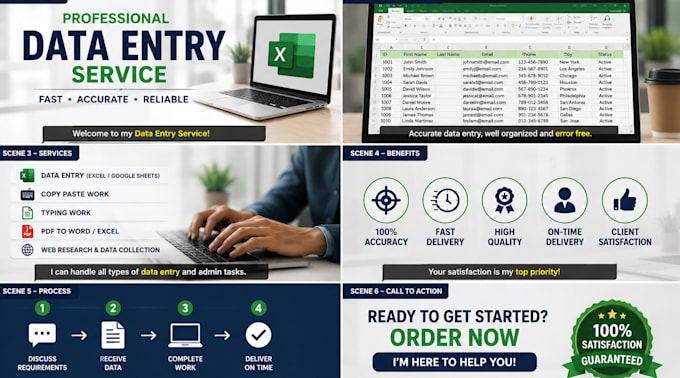 do professional data entry and excel