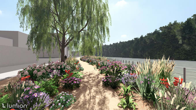 create realistic 3d garden and landscape visualizations