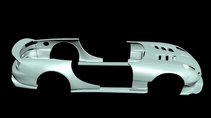 do body kit design, bumper, fender, side skirt, diffuser, splitter, widebody cad