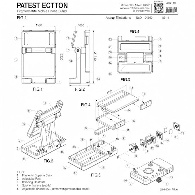 create patent illustration, uspto drawing and invention drawing