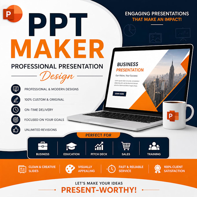 create professional powerpoint presentations and pitch decks