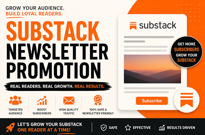 substack promotion, substack newsletter growth, and organic substack subscriber